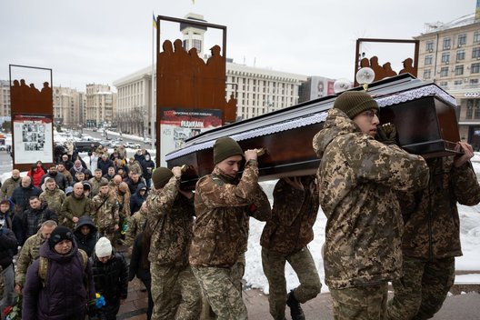 Žuvęs Ukrainos karys (nuotr. SCANPIX)