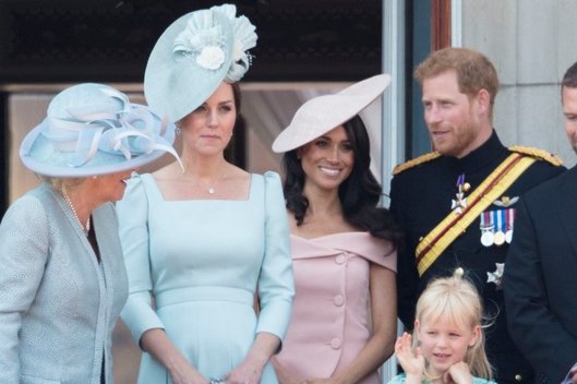 Kate Middleton, Meghan Markle ir princas Harry (nuotr. Vida Press)