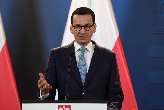 Lenkijos premjeras Mateuszas Morawieckis  