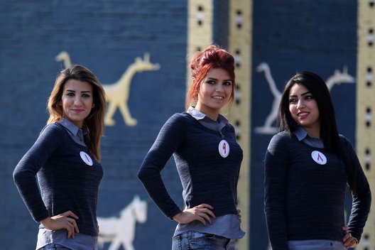 Bebaimės gražuolės po 40 metų pertraukos atgaivino „Miss Irakas“ konkursą (nuotr. SCANPIX)