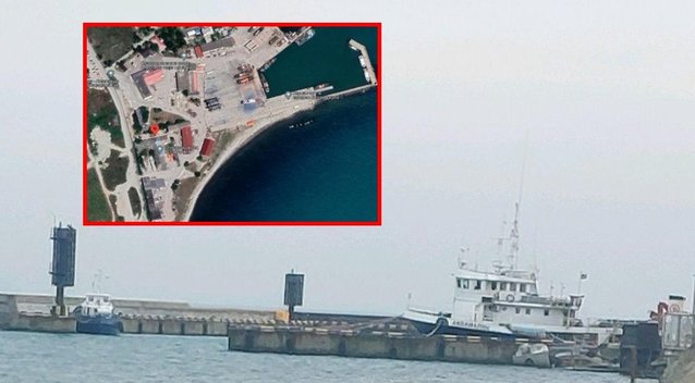 Krymo partizanai paviešino, kur remontuojami Rusijos karo laivai (tv3.lt fotomontažas)