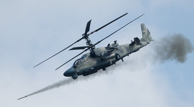 Sraigtasparnis „Ka-52“ (nuotr. SCANPIX)