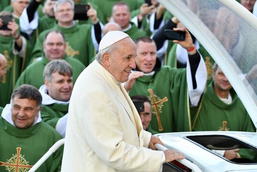 Popiežius Pranciškus Kaune  (nuotr. SCANPIX)