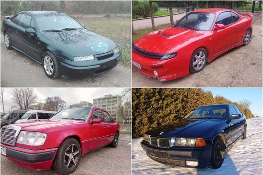 Lietuvoje parduodami 1989-1994 m. gamybos automobiliai (nuotr. Autoplius.lt)