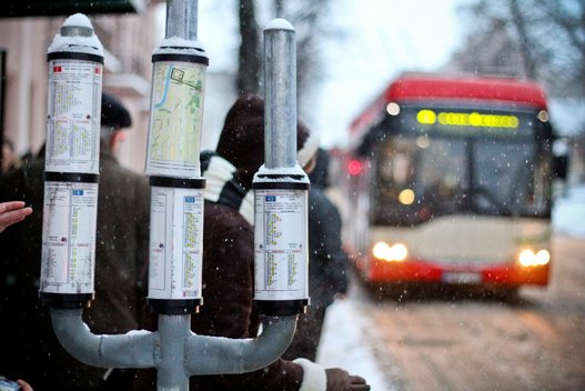Vilniaus viešasis transportas (nuotr. Fotodiena.lt/Dmitrijaus Radlinsko)