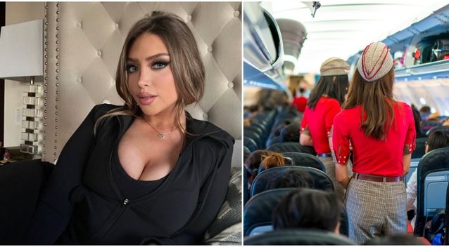 Lėktuve moteris pašiurpo: įstrigo sėdynėje, prašė žmonių pagalbos (Nuotr. Instagram ir 123rf.com)  