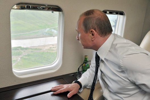 V. Putinas žvalgosi po „istorines rusų žemes“ (nuotr. SCANPIX)