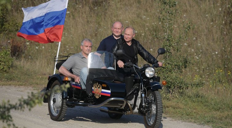 V. Putinas ir S. Aksionovas, 2019-ieji Sevastopolis  (nuotr. SCANPIX)