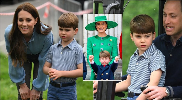 Kate Middleton, princas Louisas, princas Williamas (nuotr. SCANPIX)