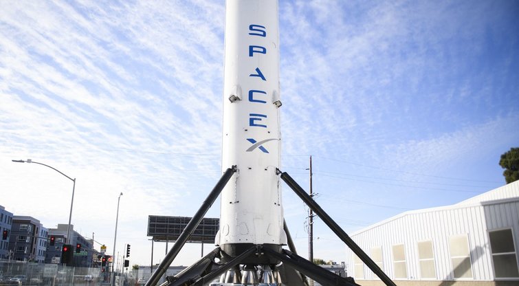 „SpaceX“ raketa (nuotr. SCANPIX)