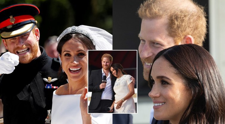 Skandalai ir melas jų neišskyrė - princas Harry ir Meghan Markle mini vestuvių metines: (nuotr. SCANPIX)