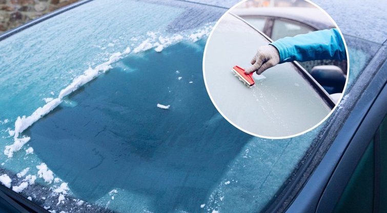 Užšalusius automobilio langus nuvalysite turbo greičiu: pravers 1 gudrybė (nuotr. 123rf.com)