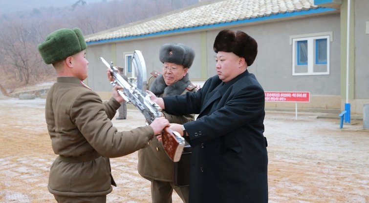 Šiaurės Korėjos lyderis Kim Jong Unas (nuotr. SCANPIX)