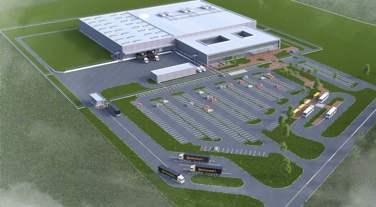 Continental gamyklos Kaune vizualizacija (nuotr. bendrovės)