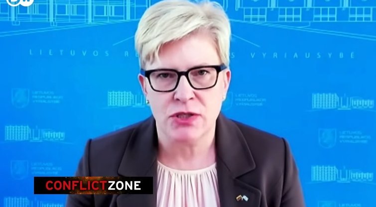 Šimonytė vokiečių žiniasklaidai: Lietuva saugo išorines ES sienas (nuotr. YouTube)