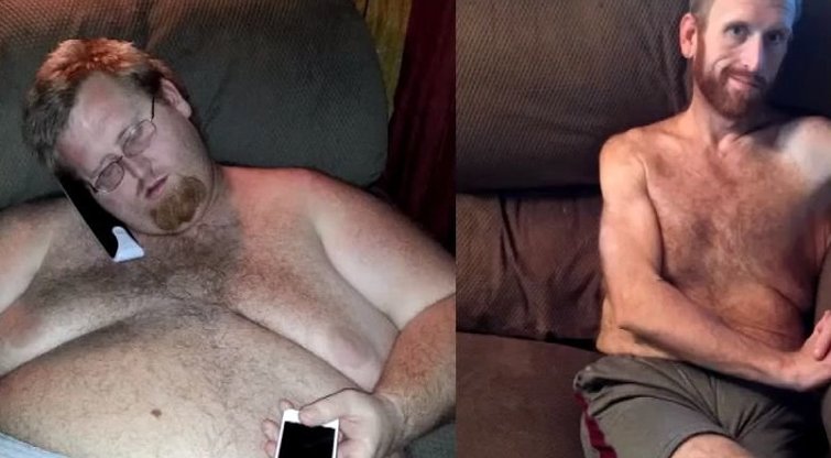 Vyras atsikratė 159 kilogramų   