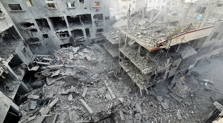 Gazos Ruožas po apšaudymo (nuotr. SCANPIX)