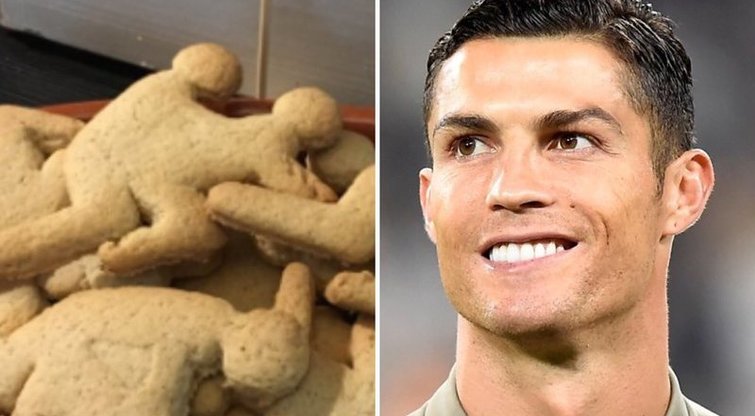 Cristiano Ronaldo sausainiai (tv3.lt fotomontažas)