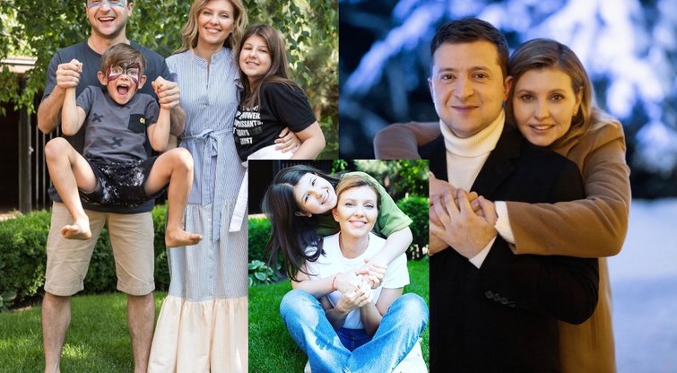 Volodymyro Zelenskio šeima (nuotr. Instagram)