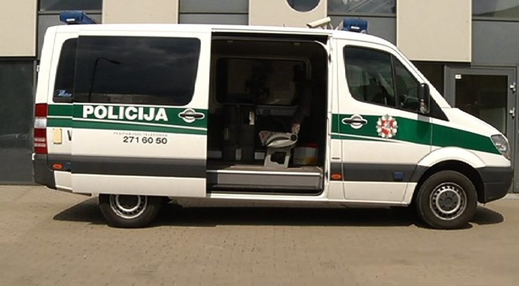 Policijos automobilis (nuotr. TV3)