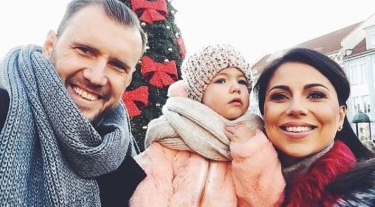 Julija Žižė su šeima (nuotr. Instagram)  