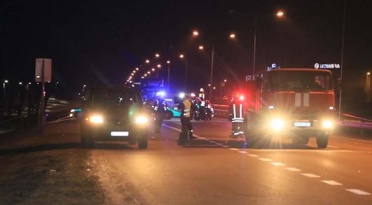 Vilniaus rajone automobilis mirtinai sužalojo vyrą (nuotr. Broniaus Jablonsko)
