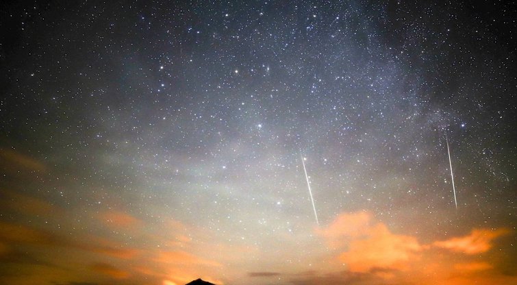 Geminidų meteorų lietus (nuotr. Vida Press)