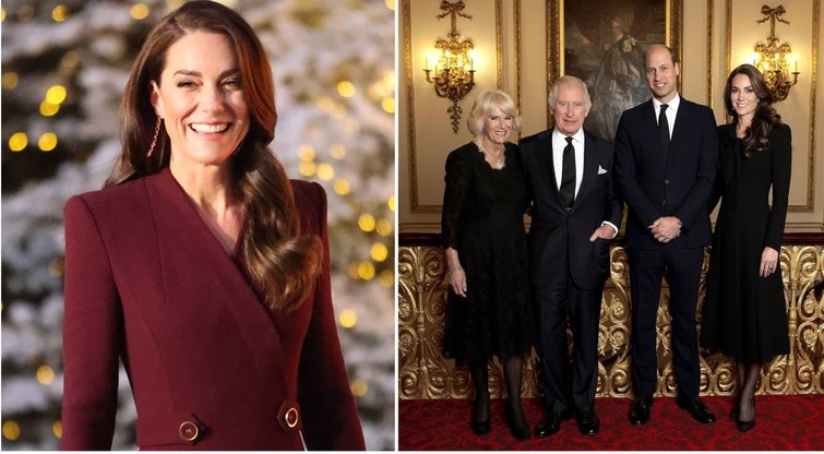 Kate Middleton, Camilla, Karalius Karolis lll, princas Williamas (nuotr. SCANPIX) tv3.lt fotomontažas