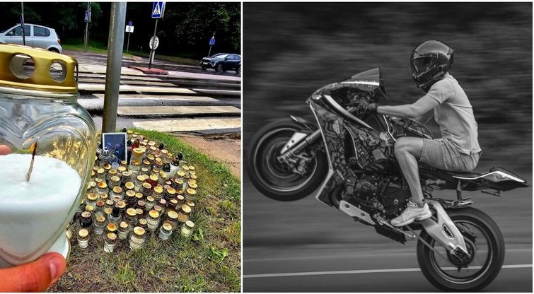 Mirusio garsaus Lietuvos motociklininko laidotuvėse laukia jautrus kolegų gestas: veria širdį (nuotr. Facebook/Instagram)  