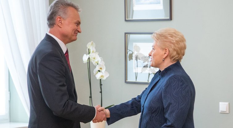 Gitanas Nausėda ir Dalia Grybauskaitė (J. Auškelis/fotodiena.lt)  