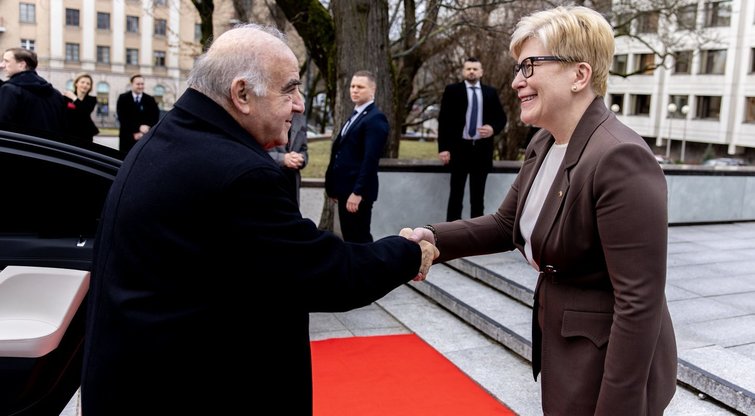 I. Šimonytė su Maltos prezidentu aptarė paramą Ukrainai, bendradarbiavimo stiprinimą (nuotr. Vyriausybės)