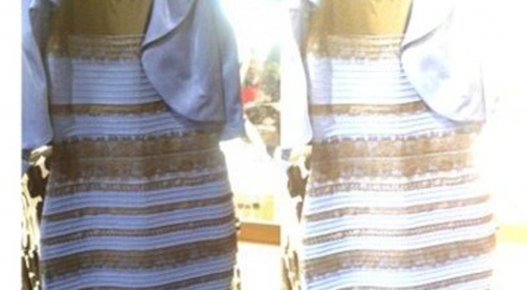 Juodai mėlyna suknelė (nuotr. „Twitter“)