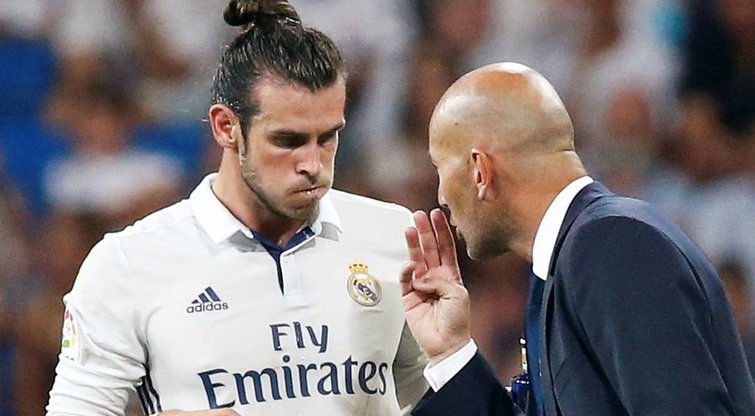 Garethas Bale'as ir Zinedine'as Zidane'as (nuotr. SCANPIX)