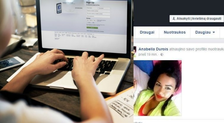 Bendravimas socialiniame tinkle „Facebook“ (TV3 koliažas)   