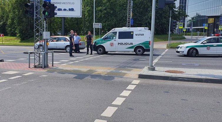 Nelaimė pėsčiųjų perėjoje (nuotr. Bronius Jablonskas/TV3)  