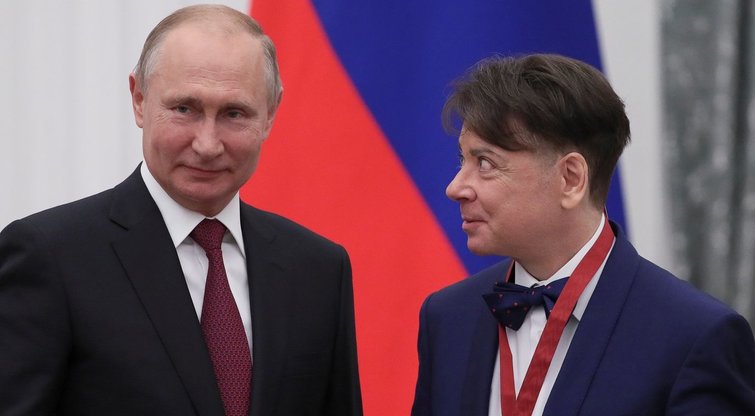 Vladimiras Putinas ir Valentinas Judaškinas 2019-aisiais (nuotr. SCANPIX)