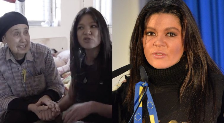 Ukrainiečių žvaigždė Ruslana aplankė pabėgėlius: vaizdo įrašas spaudžia ašaras (tv3.lt koliažas)