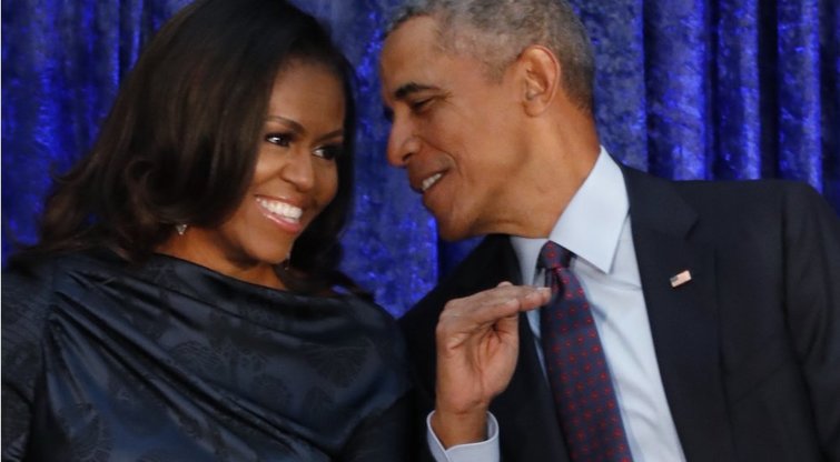 Michelle ir Barakas Obama (nuotr. SCANPIX)