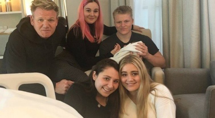 Instagram.com nuotr. / Gordonas Ramsay su šeima  