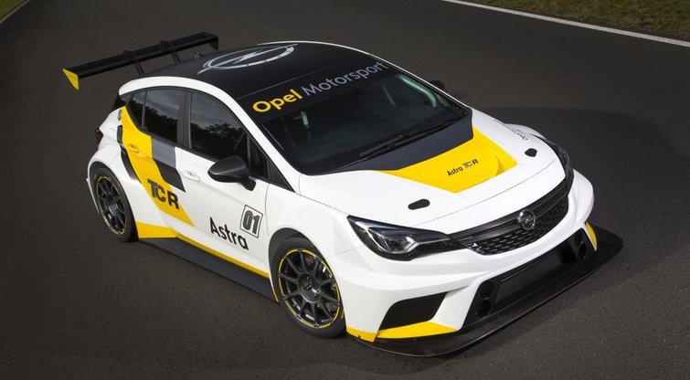 „Opel Astra TCR“: naujo, žiedinėms lenktynėms skirto automobilio premjera