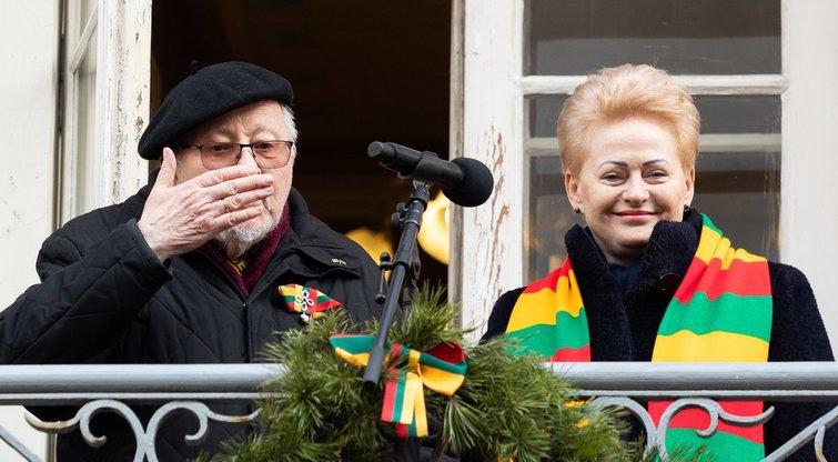 Grybauskaitė pasveikino Landsbergį su jubiliejumi: skyrė šiltus linkėjimus (nuotr. BNS)  
