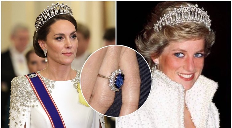 Kate Middleton pagerbė anytą Dianą: 1 detalė atskleidė viską (nuotr. tv3.lt fotomontažas)  