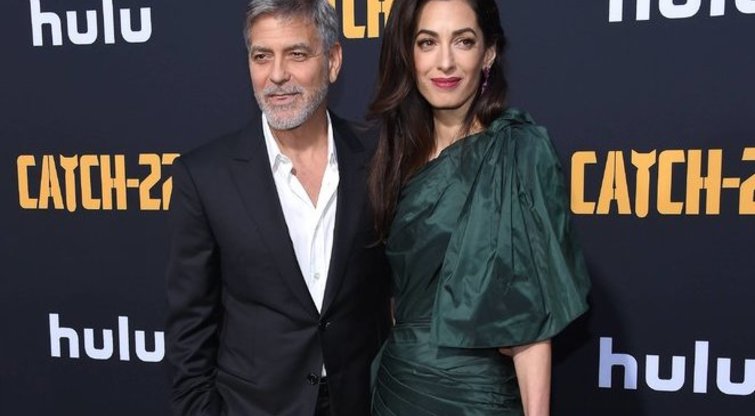 George ir Amal Clooney (nuotr. Vida Press)