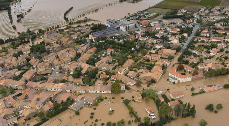 Potvynis Prancūzijoje (nuotr. SCANPIX)