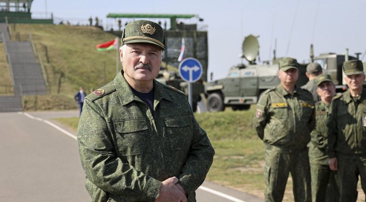 Aleksandras Lukašenka, Zapad 2021 (nuotr. SCANPIX)