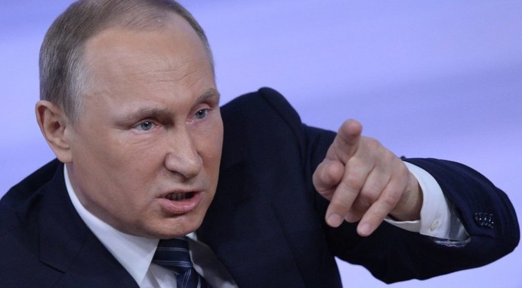 Pasaulis išvydo susierzinusį Vladimirą Putiną (nuotr. SCANPIX)