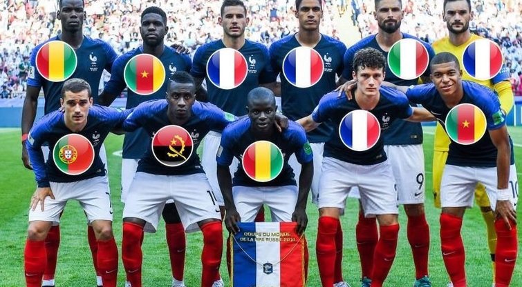 Prancūzijos futbolo rinktinė (nuotr. Twitter)