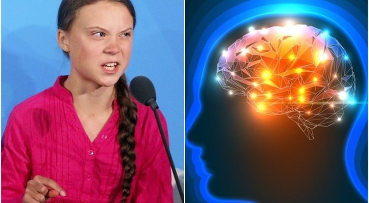Greta Thunberg pripažino turinti Aspergerio sindromą (nuotr. Scanpix, 123rf.com)  