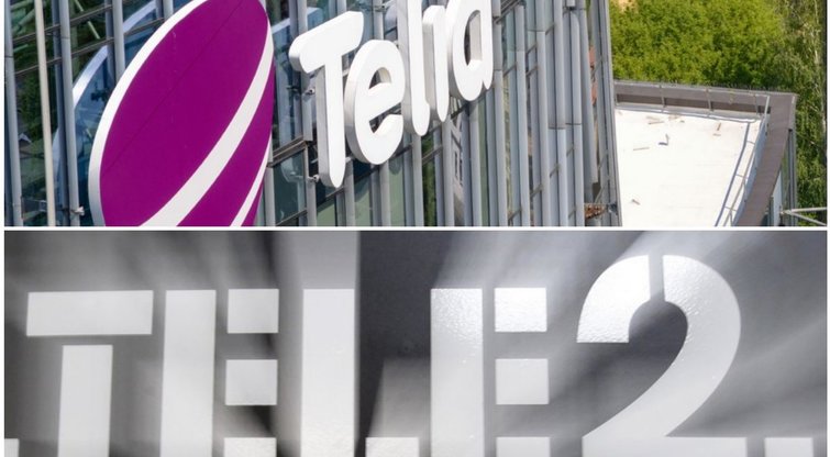 Titanų kova: „Telia Lietuva“  apskundė „Tele2“ reklamą (tv3.lt fotomontažas)
