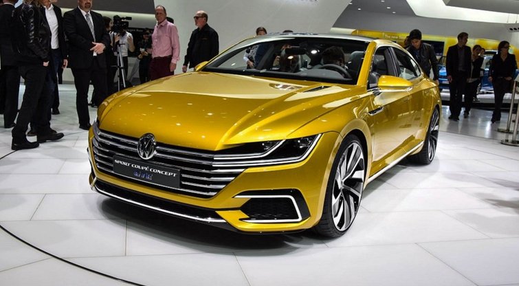 Ženeva 2015 : „Volkswagen Sport Coupe Concept GTE“ - vokiečiai demonstruoja naują dizaino kalbą